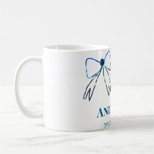 Caneca De Café Sr e Sra adicionar nome data casamento favor arco