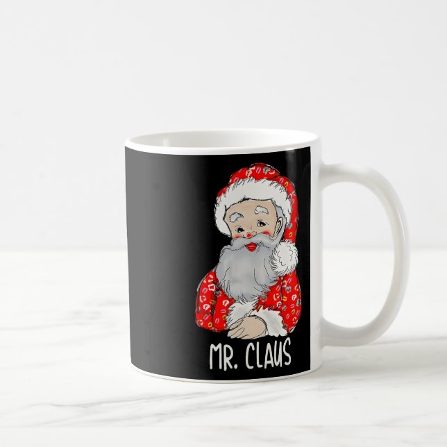 Caneca De Café Sr. e Sra. Papai Noel Casais de Natal (Direita)