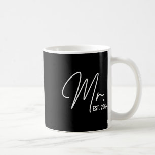Caneca De Café Sr. Est. Hubby Recem casados 2024 Sr. &