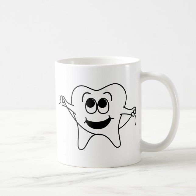 Caneca De Café Sr. Feliz Dente (Direita)