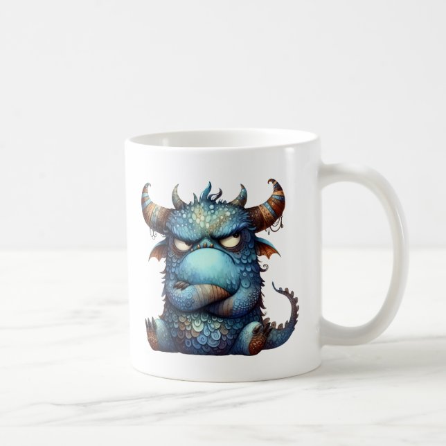 Caneca De Café Sr. Grumpy Monster (Direita)