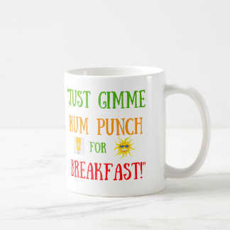 Caneca De Café Sr. Myers "Rum Punch for Breakfast" Mug