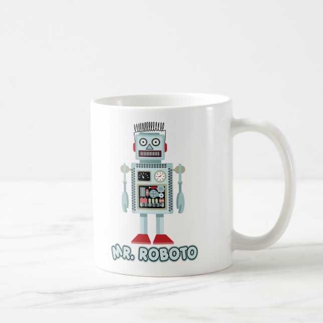 Caneca De Café Sr. Roboto (Direita)