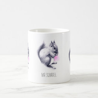 Caneca De Café Sr. Squirrel| nome personalizado