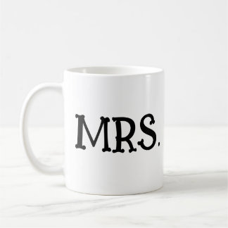 CANECA DE CAFÉ SRA. BRIDE WEDDING WIFE CAFÉ MUG