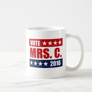 CANECA DE CAFÉ SRA. C. 2016 DO VOTO