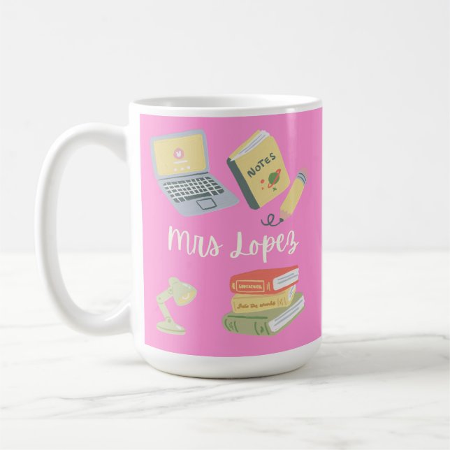 CANECA DE CAFÉ SRA. LOPEZ TEACHER (Esquerda)