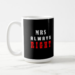 Caneca De Café Sra. sempre tem razão