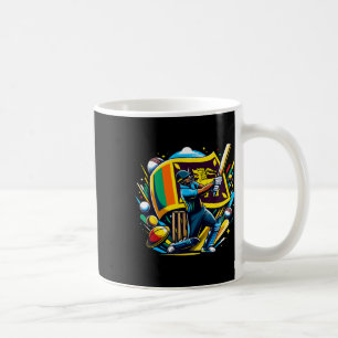 Caneca De Café Sri Lanka Cricket Camisa de Críquete do Sri Lanka