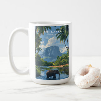 Caneca De Café Sri Lanka Elephant Jungle Coffee Mug