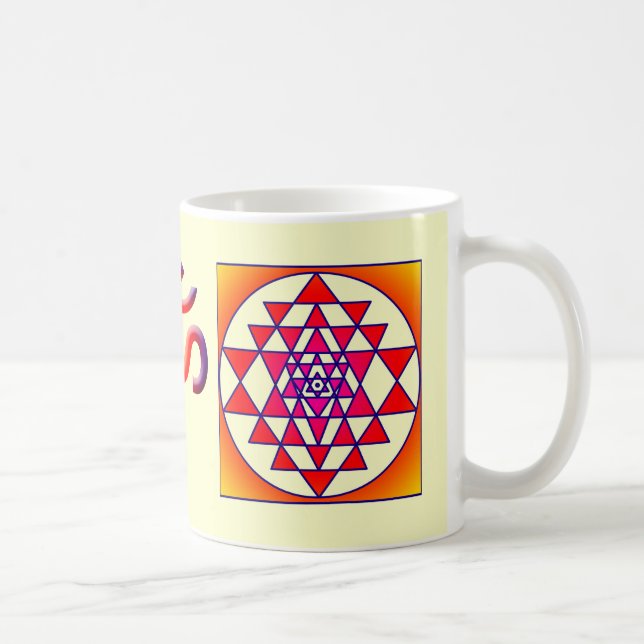 Caneca De Café Sri Yantra (Direita)