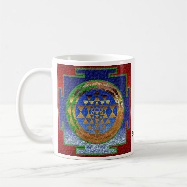 Caneca De Café Sri Yantra (Esquerda)
