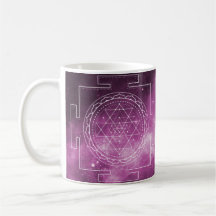 Sri Yantra Púrpura Mug