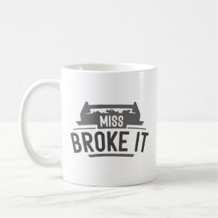 Caneca De Café Srta. Broke