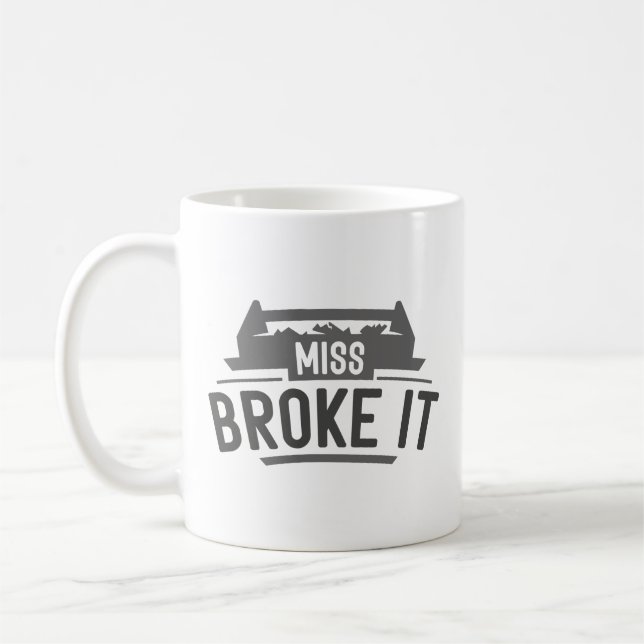 Caneca De Café Srta. Broke (Esquerda)