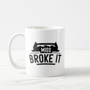 Caneca De Café Srta. Broke