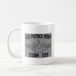 Caneca De Café SSBN 599 USA Patrick Henry (SSBN-599) Mug