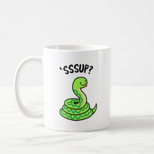 Caneca De Café Sssup Funny Hissing Cobra Pun