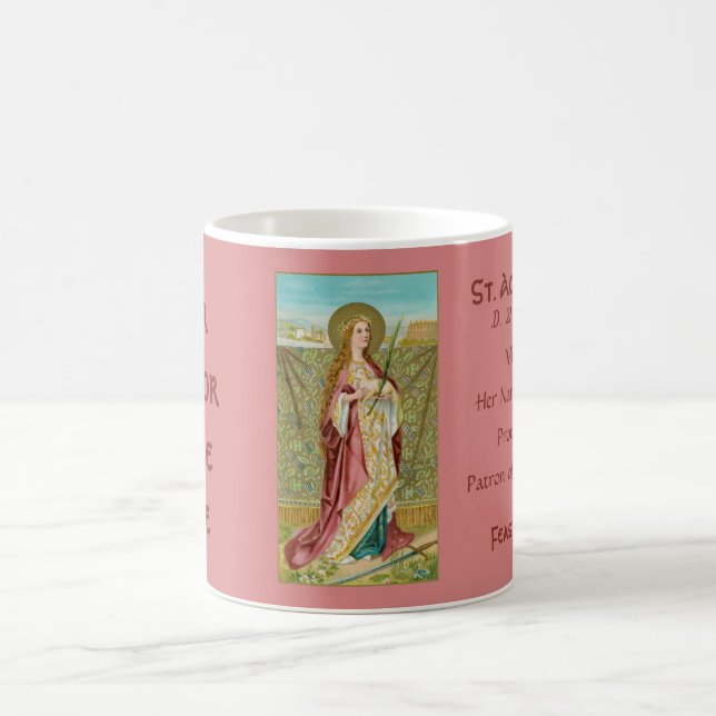 Caneca de Café St. Agnes de Roma (BC 01) 1 (Centro)