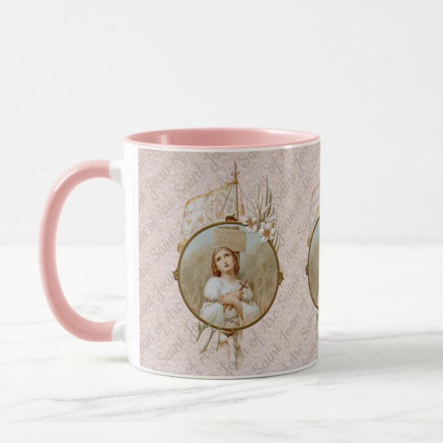 Caneca de Café St. Joana d'Arc sendo queimada (BF  (Esquerda)