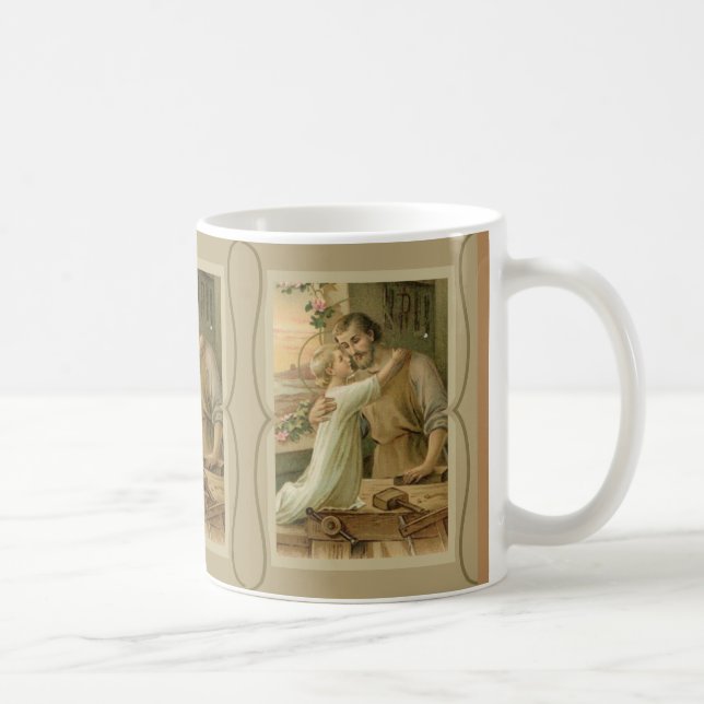 Caneca De Café St Joseph & a criança Jesus (Direita)