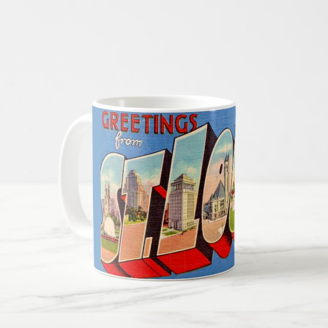 Caneca De Café St Louis Antiga (Frente Esquerda)