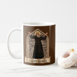 Caneca De Café St. Maron, Padroeiro da Igreja Católica Maronita 
