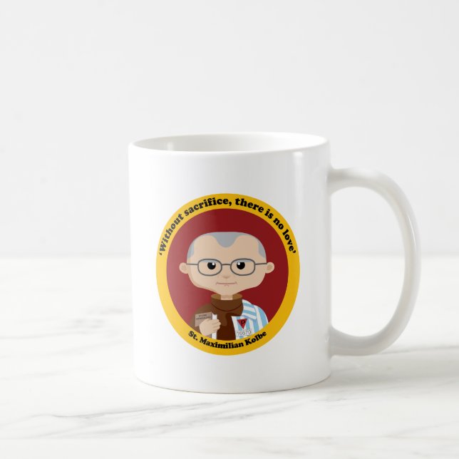 Caneca De Café St. Maximilian Kolbe (Direita)