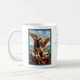 Caneca De Café St Michael a oração poderosa do arcanjo
