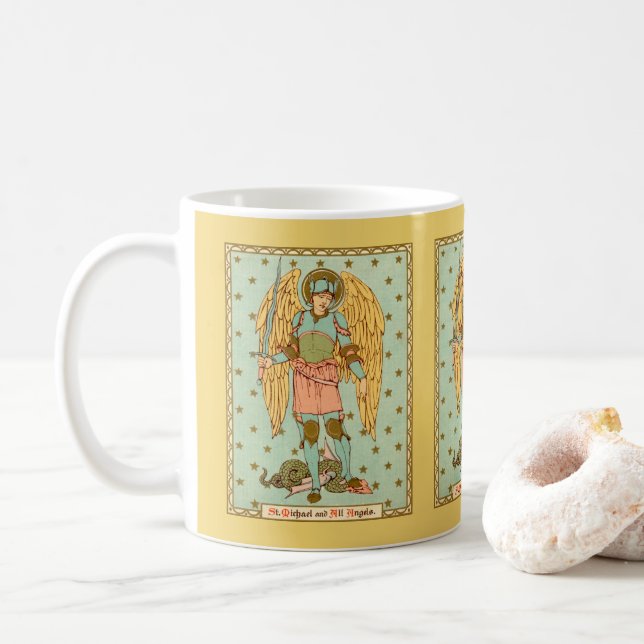 Caneca de Café St. Michael o Arcanjo (RLS 12) 3 (Com Donut)