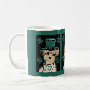 Caneca De Café St. Patty Yorkie Poo