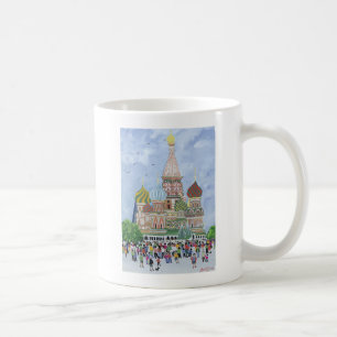 Caneca De Café St. Quadrado vermelho 1995 da catedral da