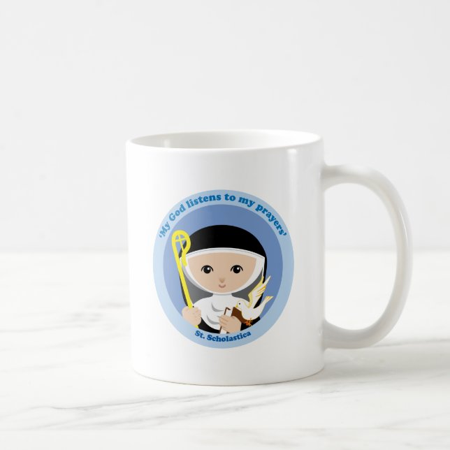 Caneca De Café St. Scholastica (Direita)