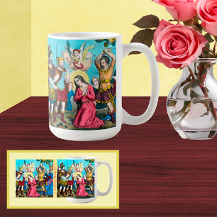 Caneca De Café Sta. Filomena sendo decapitada
