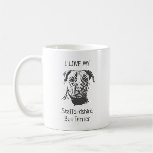 Caneca De Café Staffordshire Bull Terrier