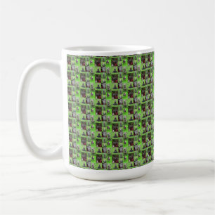 Caneca De Café Staffordshire Bull Terrier Collarge Pattern,