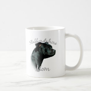 Caneca De Café Staffordshire Bull Terrier Mãe 2