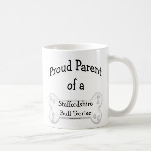 Caneca De Café Staffordshire Bull Terrier Proud Parente