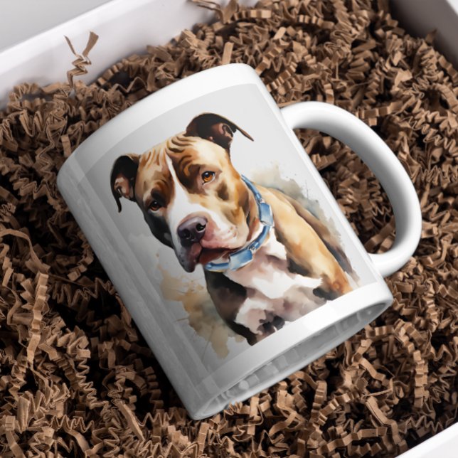Caneca De Café Staffordshire Bull Terrier The Gentdian 🐾 (Criador carregado)