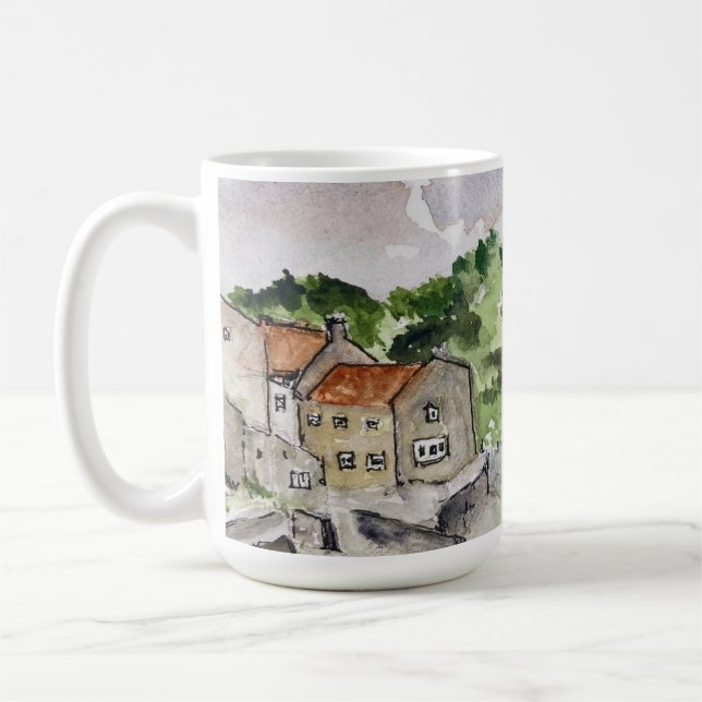Caneca De Café Staithes Beck Whitby (Esquerda)