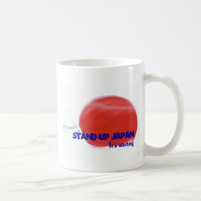 Caneca De Café STAND UP JAPAN by dakeayana (Direita)