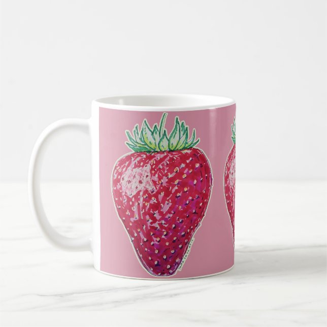 Caneca De Café Standing Strawberry (Esquerda)