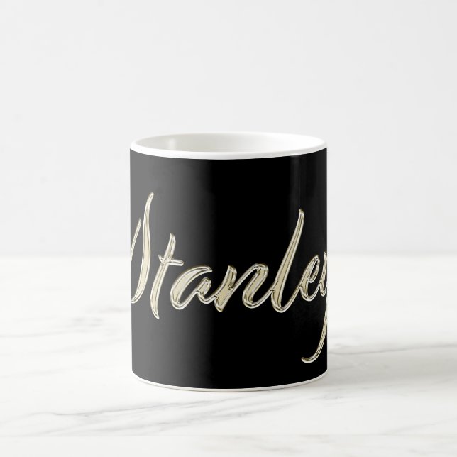Caneca De Café Stanley Name whitegold Tasse Teetasse Kaffeetasse (Centro)