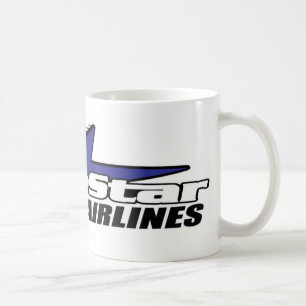 Caneca De Café Star Airlines azul