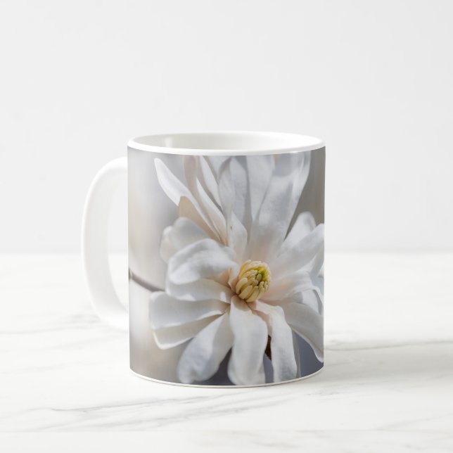 Caneca De Café Star Magnolia Bloom Café Mug (Frente Esquerda)