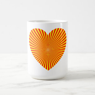 Caneca De Café Starburst Heart Mug