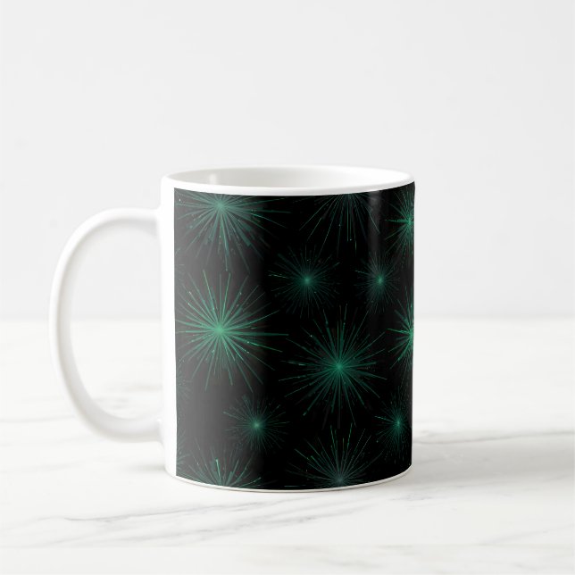 Caneca De Café Starburst Verde (Esquerda)