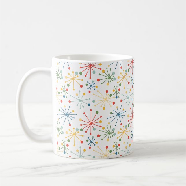 Caneca De Café Starbursts em Cor (Esquerda)