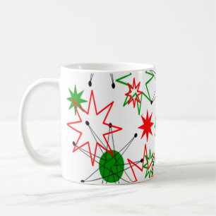 Caneca De Café Starbursts Natal