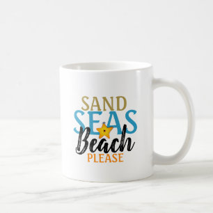 Caneca De Café Starfish Sand Seas Beach